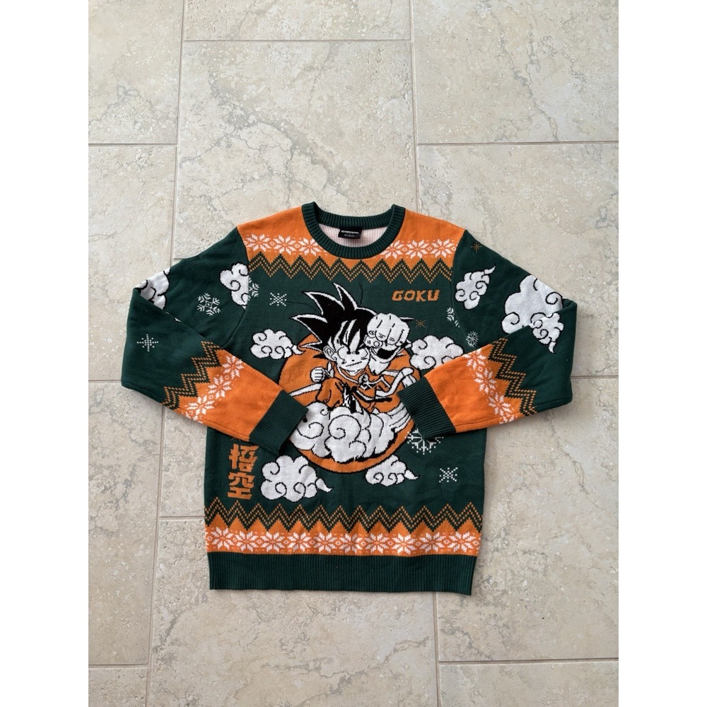 DragonBall Z Goku Sweater Men's Size Medium M Dragon ball Manga